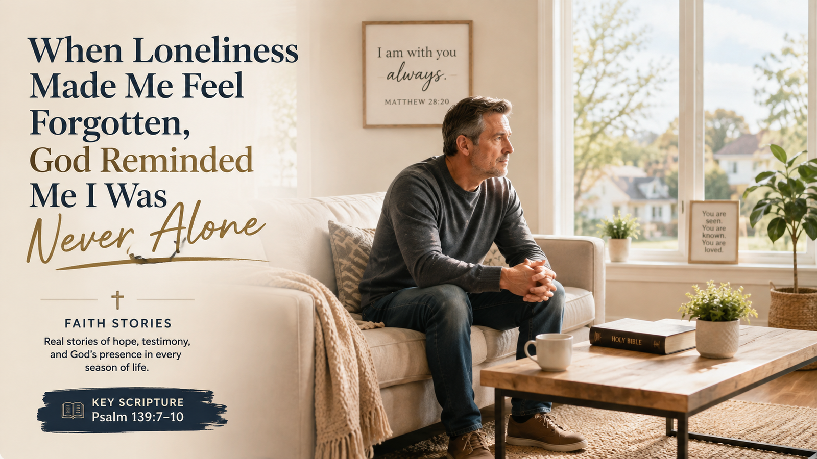 When Loneliness Made Me Feel Forgotten, God Reminded Me I Was Never Alone