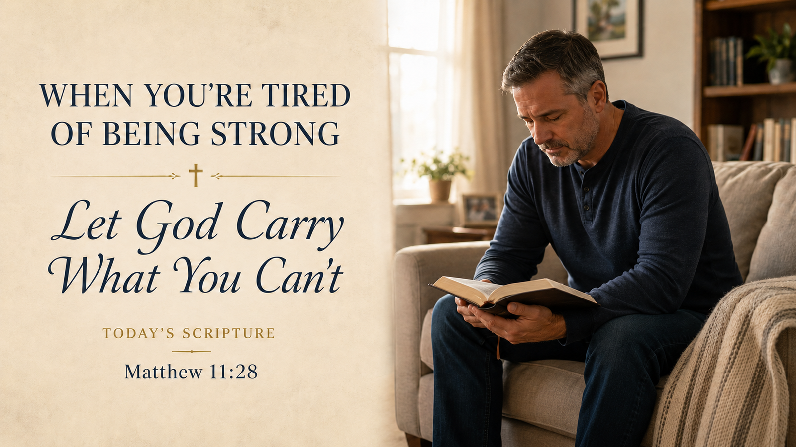 When You’re Tired of Being Strong: Let God Carry What You Can’t